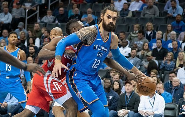Steven Adams has been backed to leave the Oklahoma City Thunder this month
