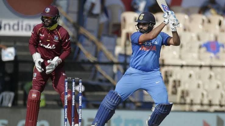 Rohit Sharma has three 50+ scores against West Indies