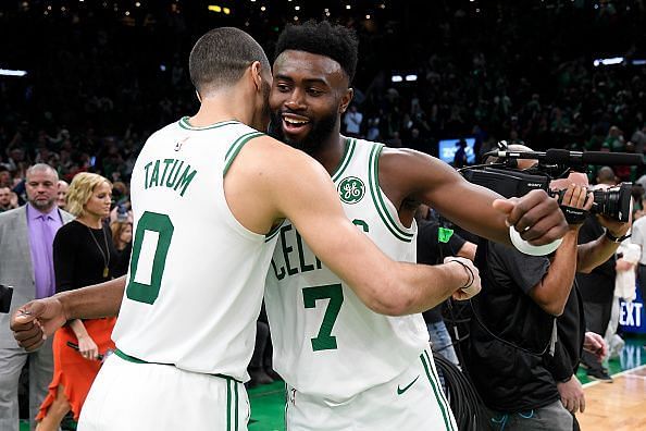 Tatum and Brown with the Boston Celtics