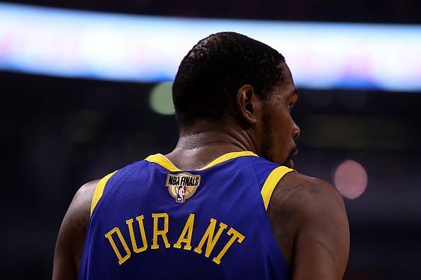 Kevin Durant has worn No. 35 for the entirety of his NBA career