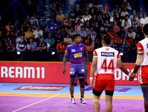 Dabang Delhi K.C demolished Haryana Steelers to register their third consecutive win of the season