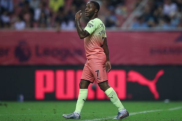 Raheem Sterling during Man City&#039;s pre-season tour