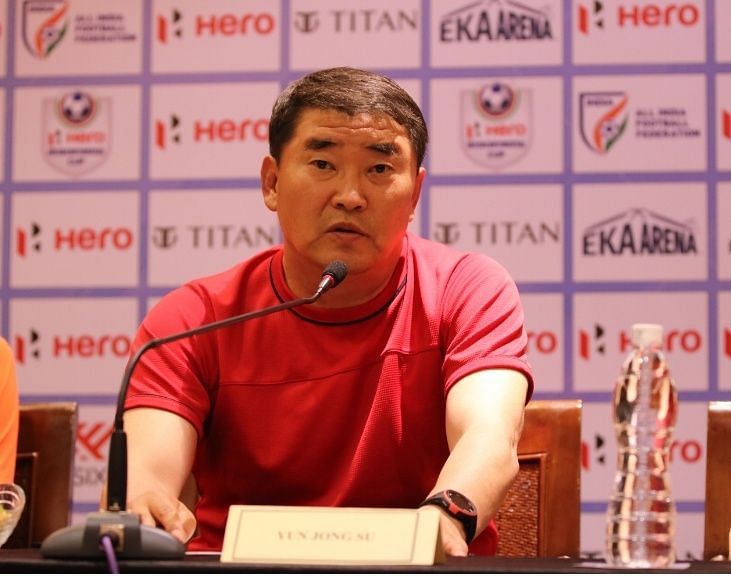 DPR Korea head coach Yun Jong Su