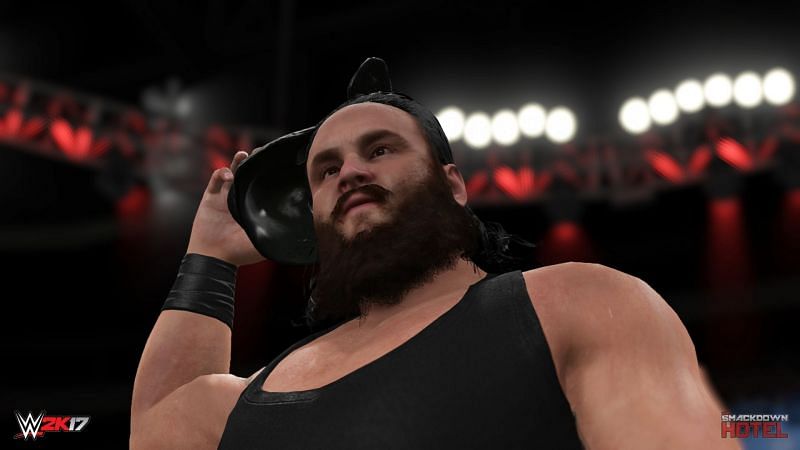 Strowman&#039;s first video game appearance, WWE 2K17