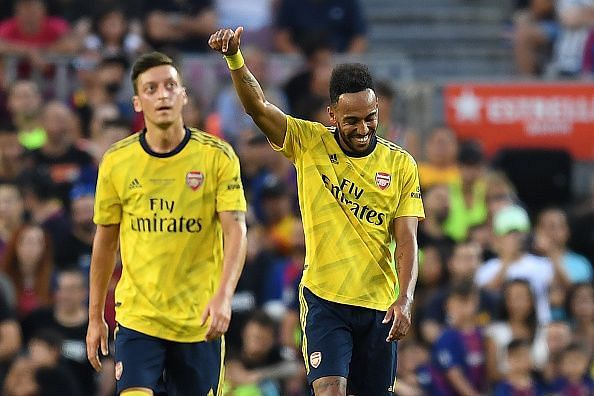 Ozil and Aubameyang impressed for Arsenal