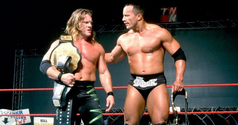 Rock and Jericho put their differences aside for one night whilst feuding in 2001.