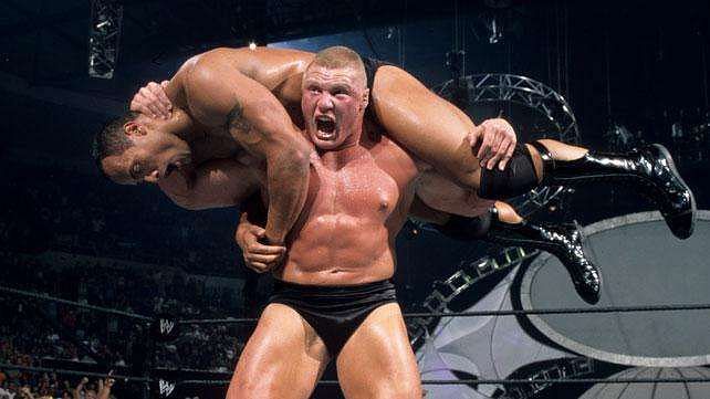 Brock Lesnar defeated The Rock at SummersSam in 2002