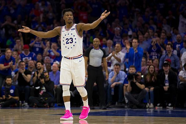 Jimmy Butler left a title-contending Sixers side to join the Heat