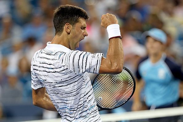 Djokovic exults after moving into the Cincinnati last eight