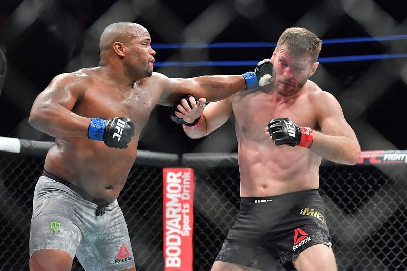 Cormier defeated Miocic by knockout in their first fight in 2018