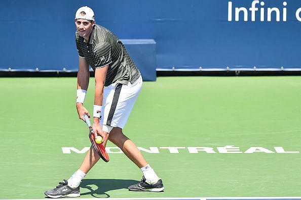 The big-serving John Isner is the highest seeded American in the draw.