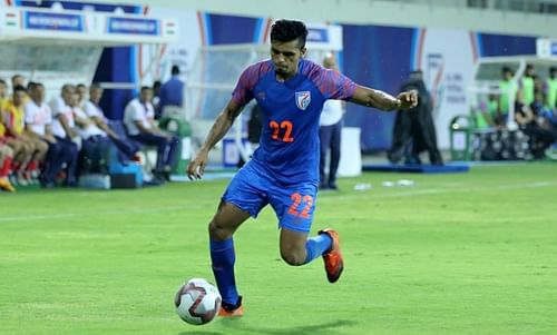 Rahul Bheke made his India debut in the Thailand King's Cup in June