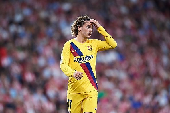 Griezmann failed to make a mark in his debut