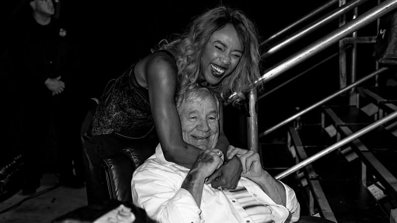 Alicia Fox and Pat Patterson