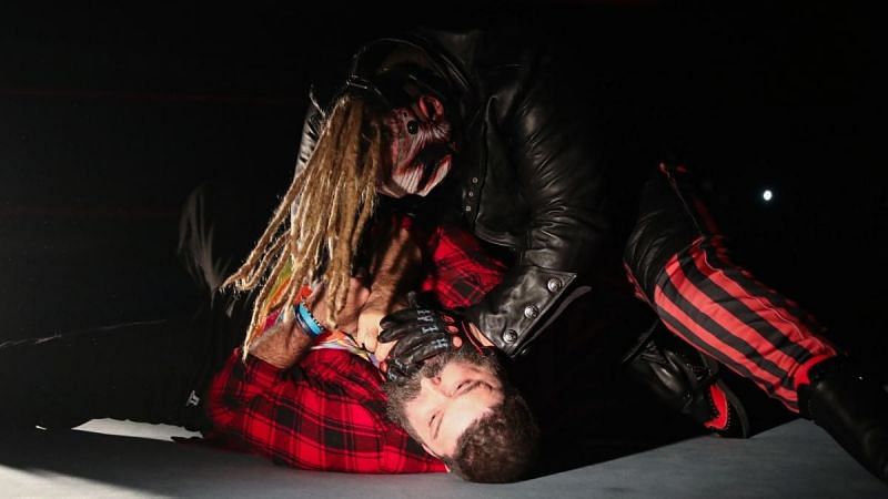 Wyatt used the Mandible Claw on Mick Foley
