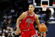 Derrick Rose with the Bulls