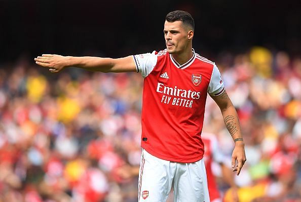 Granit Xhaka will be running the show from the deep