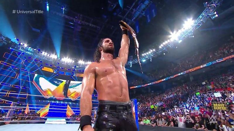 Seth Rollins with a well-earned title win