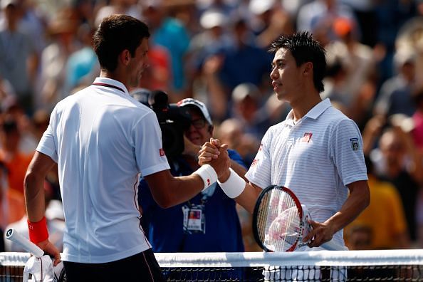 Nishikori takes down Djokovic to reach his first Major final