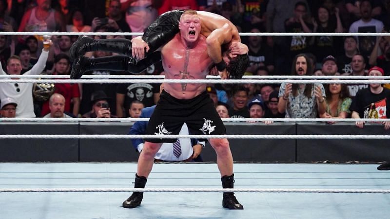 Brock Lesnar lost to Seth Rollins once again