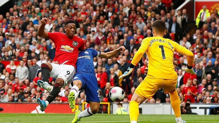 Anthony Martial scores United&#039;s second goal of the game