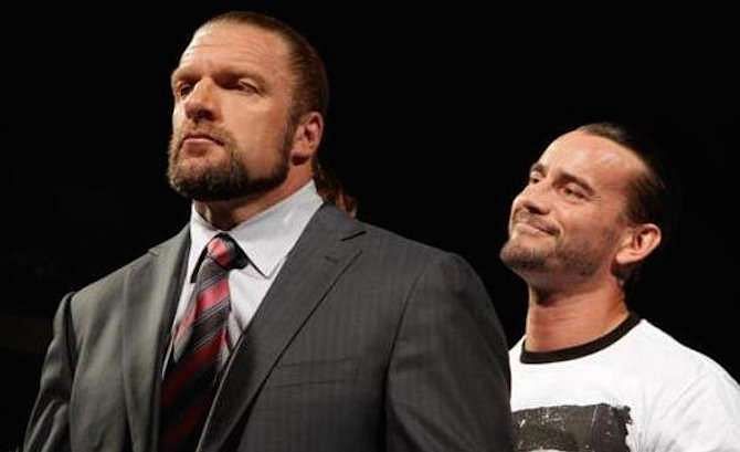 CM Punk and Triple H