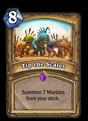 Image result for Tip the Scales hearthstone