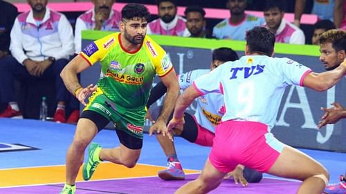 Pardeep Narwal was the top-scorer for Patna