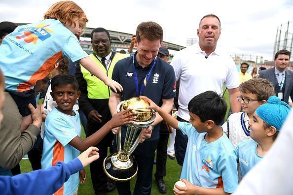 England had lifted their maiden World Cup title.