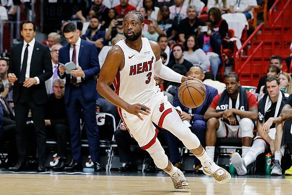 LeBron James and Dwyane Wade previously played together for the Miami Heat
