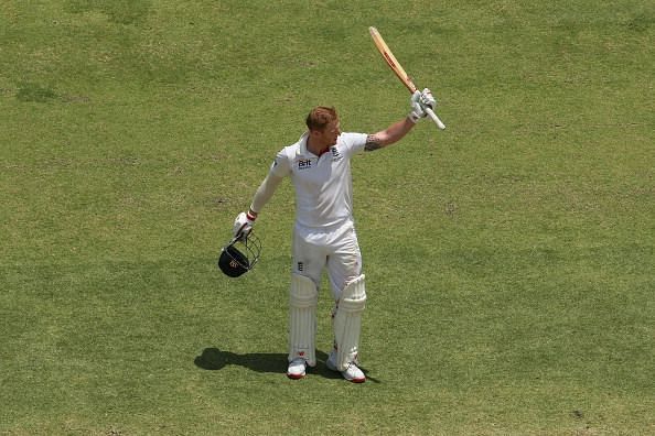 Stokes&#039; hundred at Perth was his first in an England shirt