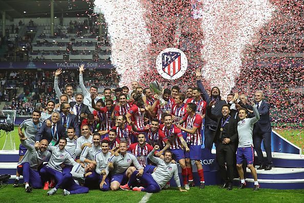 Atletico Madrid are the latest winners of the UEFA Super Cup (2018 Talinn)