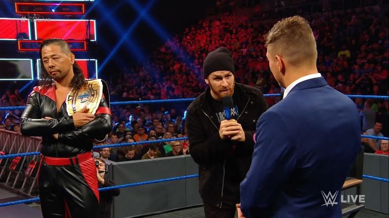 Zayn and Nakamura confront The Miz on Miz TV