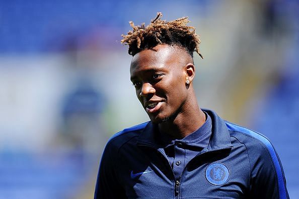 Tammy Abraham started up front for the Blues.