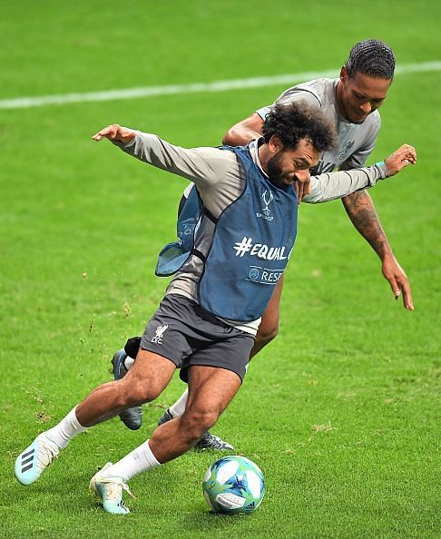 Salah tuning up for the Super Cup.