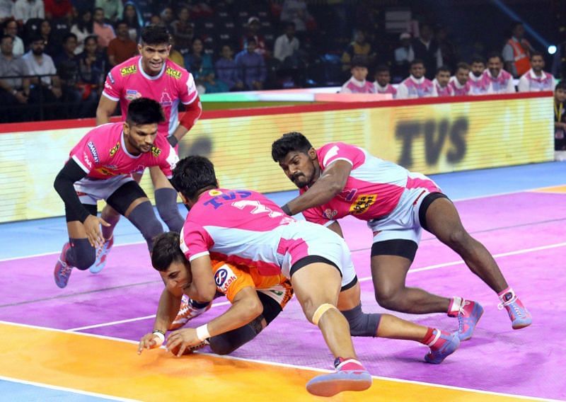 Puneri Paltan succumbed to Jaipur Pink Panthers in a heated battle