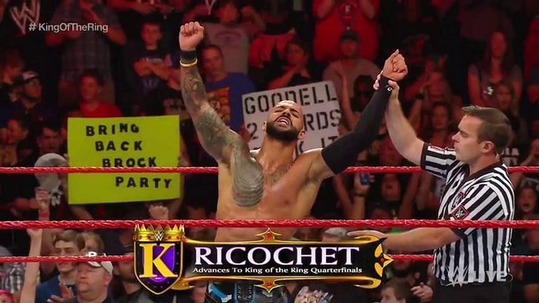 Ricochet might go all the way in the KOTR tournament