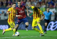 In 2013, Messi came off the bench, but couldn't affect the scoreline