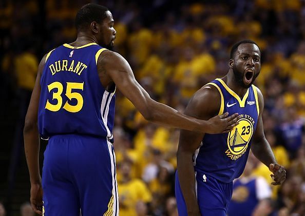 Draymond Green and Kevin Durant spent three years together with the Golden State Warriors