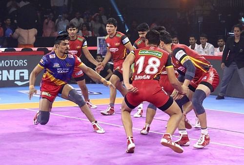 UP Yoddha won the close-called battle against Bengaluru Bulls