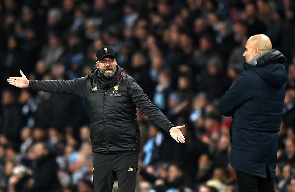 Jurgen Klopp&#039;s Liverpool are set to lock horns with Pep Guardiola&#039;s Manchester City