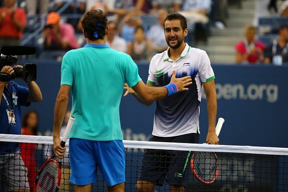 Federer&#039;s 4th straight-set defeat at the US Open came against Cilic in the 2014 semifinals