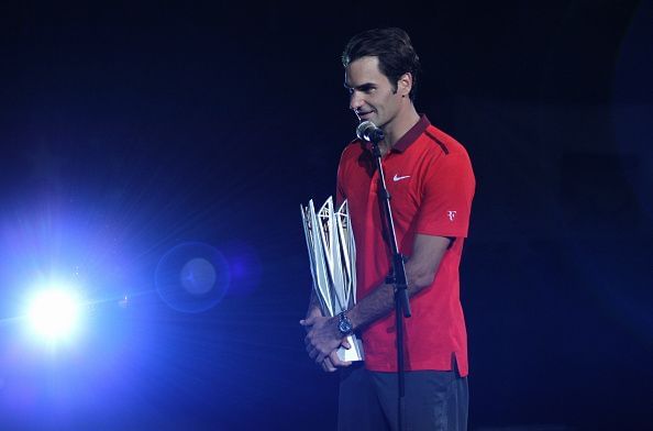 Federer at the 2014 Shanghai Masters