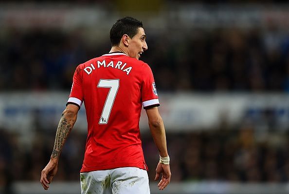 Di Maria did not continue the legacy of the number 7 jersey