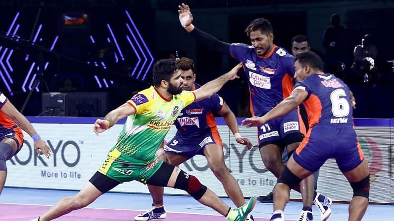 Pardeep Narwal picked up a Super 10 from the game