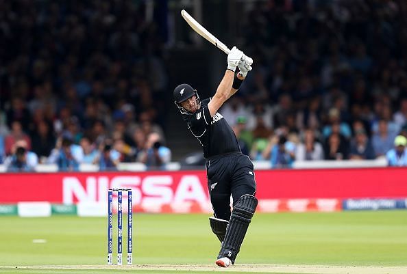 Martin Guptill looking to take advantage of the field restrictions during the ICC Cricket World Cup Final 2019