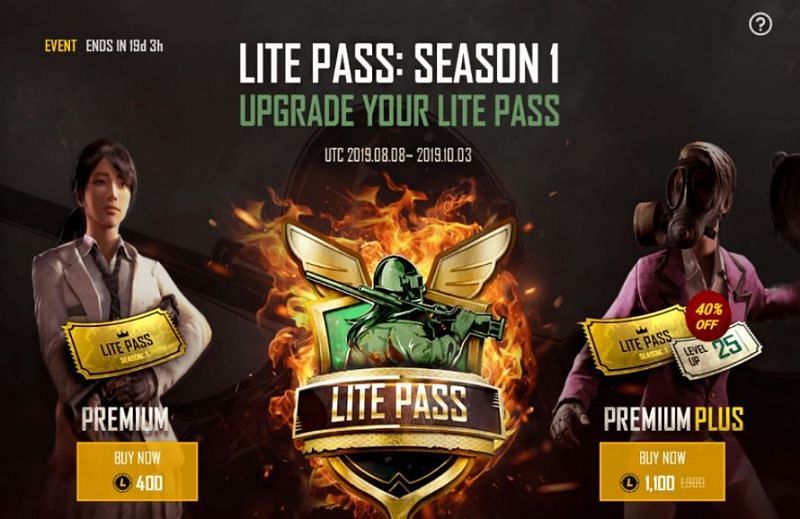 PUBG Lite Pass