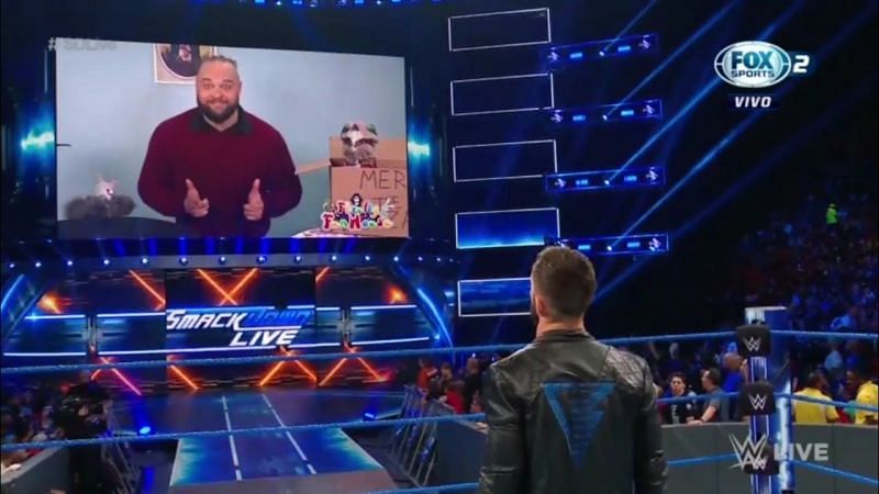 Image result for bray wyatt smackdown finn balor summerslam