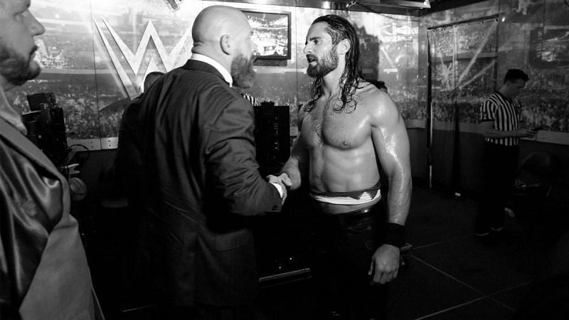 Triple H and Seth Rollins