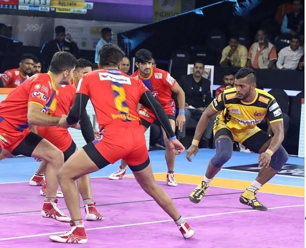Pro Kabaddi 2019: UP Yoddha, Telugu Titans play out a thrilling 20-20 tie